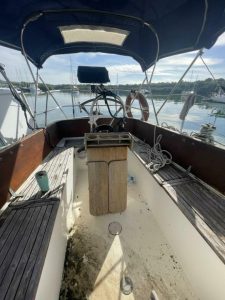 cockpit, Reliance 44, sailboat for sale