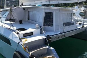 exterior, Alibi 54, catamaran for sale