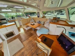 salon, Alibi 54, catamaran for sale