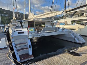 exterior, Alibi 54, catamaran for sale