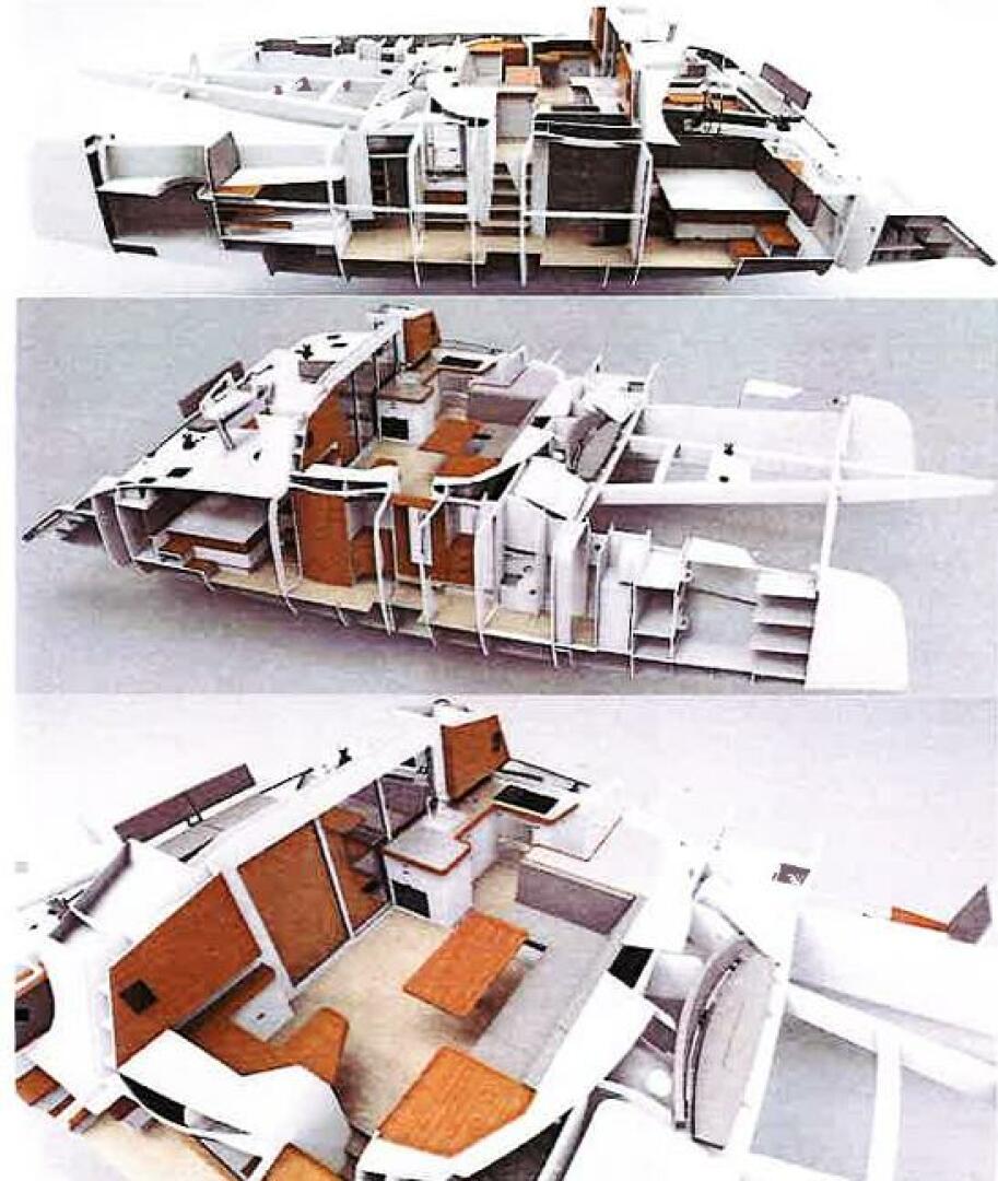 diagram, Alibi 54, catamaran for sale