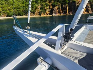 deck, Alibi 54, catamaran for sale