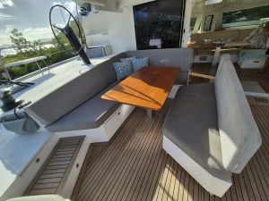cockpit, Alibi 54, catamaran for sale