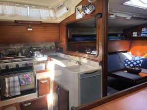 interior, Dufour 35, sailboat for sale