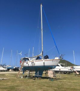 boatyard, Dufour 35, sailboat for sale