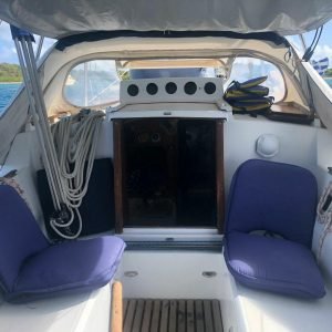 helm, Dufour 35, sailboat for sale