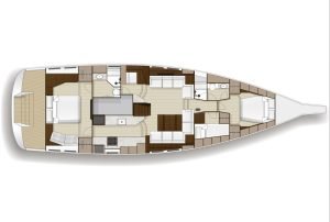 diagram, Hylas 57, sailboat for sale