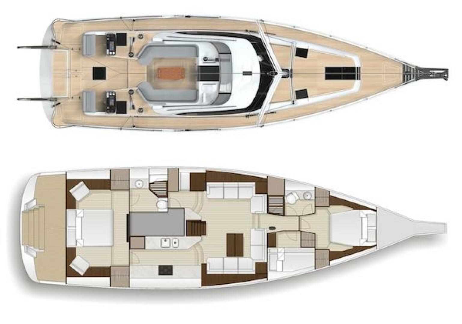 diagram, Hylas 57, sailboat for sale