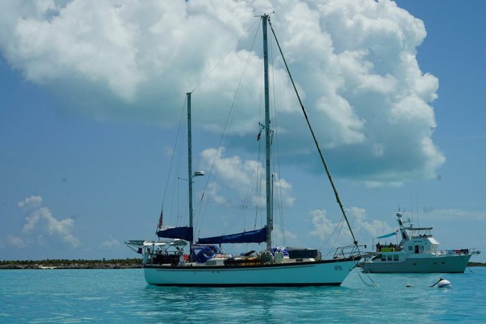 exterior, Pearson 365 Ketch, sailboat for sale