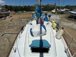 deck, Pearson 365 Ketch, sailboat for sale