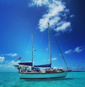 exterior, Pearson 365 Ketch, sailboat for sale