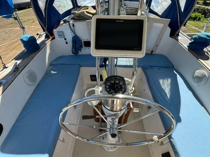 helm, Pearson 365 Ketch, sailboat for sale