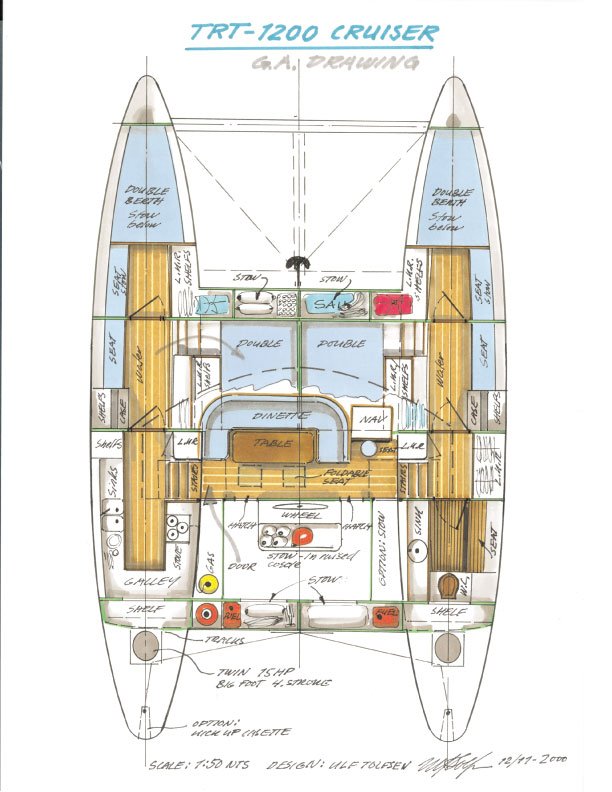 TRT 1200, catamaran for sale