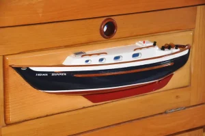 interior, Giles 38, sailboat for sale