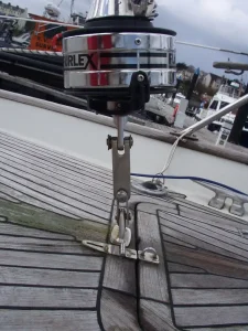 deck, Giles 38, sailboat for sale
