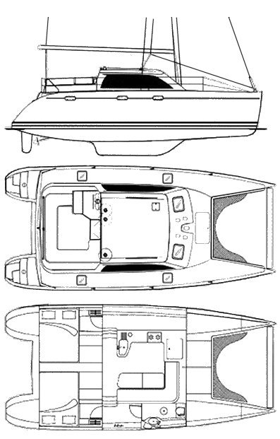 1996 Lagoon 35 CCC