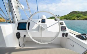 helm, Bali 5.4, catamaran for sale
