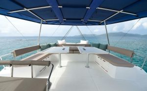 cockpit, Bali 5.4, catamaran for sale