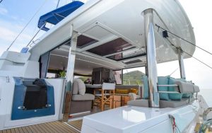 cockpit, Bali 5.4, catamaran for sale