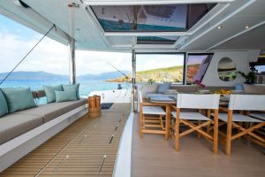 cockpit, Bali 5.4, catamaran for sale