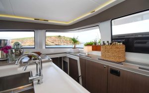 interior, Bali 5.4, catamaran for sale