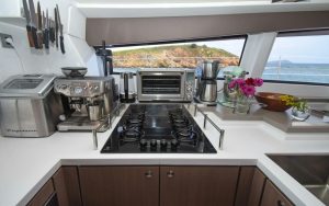 interior, Bali 5.4, catamaran for sale