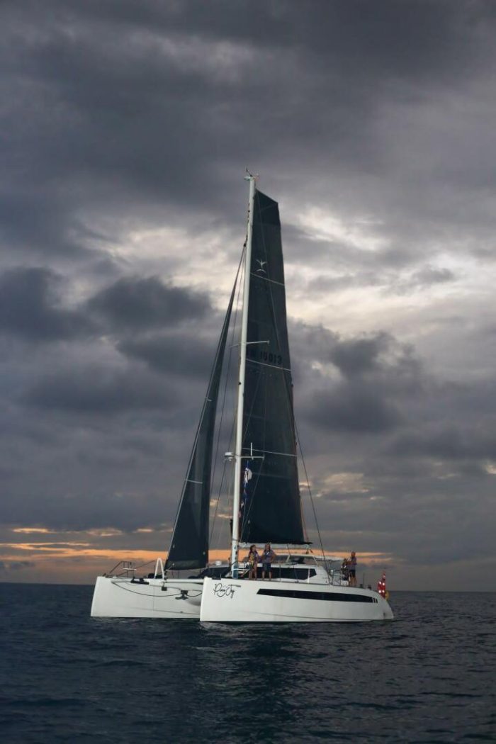 underway, Seawind 1600, catamaran for sale