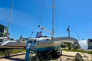 boatyard, Hughes 40, catamaran for sale