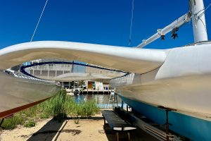 boatyard, Hughes 40, catamaran for sale