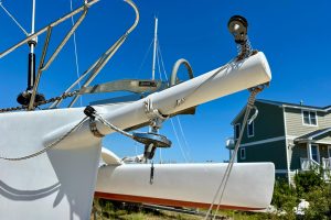 deck, Hughes 40, catamaran for sale