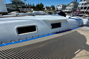 deck, Hughes 40, catamaran for sale