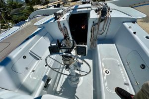 helm, Hughes 40, catamaran for sale