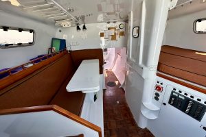 salon, Hughes 40, catamaran for sale