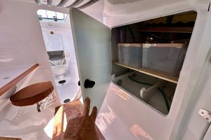 interior, Hughes 40, catamaran for sale