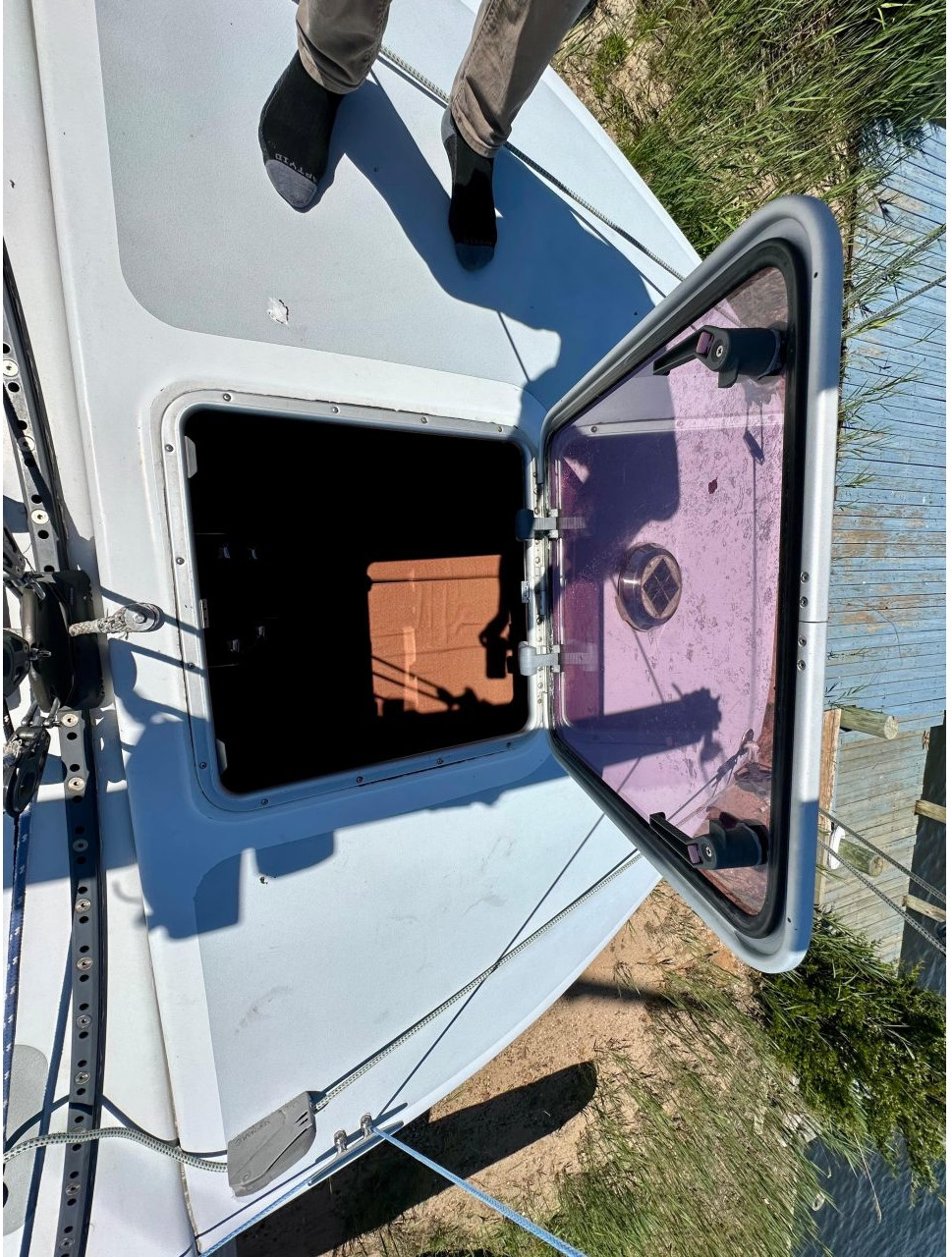 deck, Hughes 40, catamaran for sale