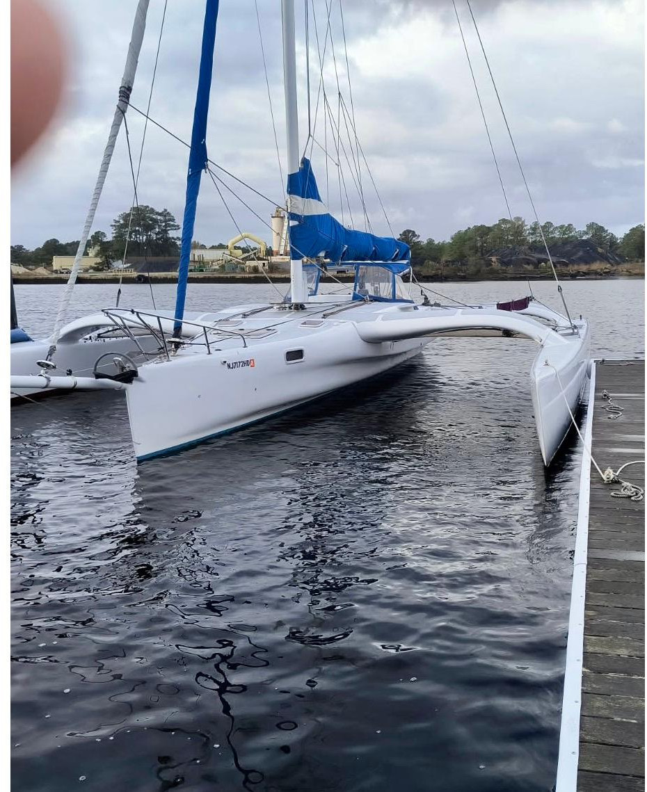 exterior, Hughes 40, catamaran for sale