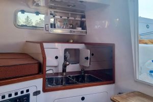 interior, Hughes 40, catamaran for sale