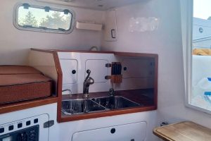 interior, Hughes 40, catamaran for sale