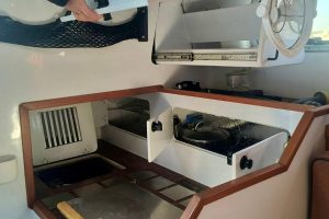 interior, Hughes 40, catamaran for sale