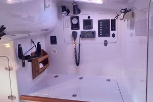 navigation station, Hughes 40, catamaran for sale