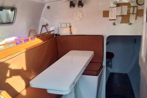 salon, Hughes 40, catamaran for sale