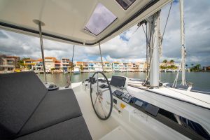 helm, Lagoon 46, catamaran for sale