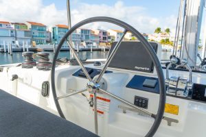 helm, Lagoon 46, catamaran for sale