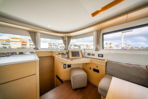 navigation station, Lagoon 46, catamaran for sale