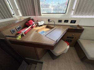 navigation station, Lagoon 46, catamaran for sale