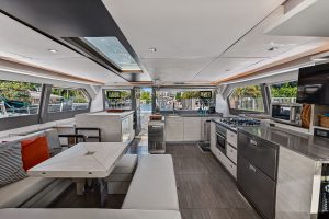 salon, Leopard 50, catamaran for sale