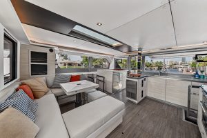 salon, Leopard 50, catamaran for sale