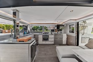 salon, Leopard 50, catamaran for sale