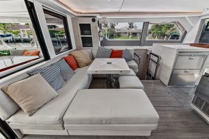 salon, Leopard 50, catamaran for sale