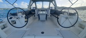 cockpit, Beneteau 45 Oceanis, sailboat for sale